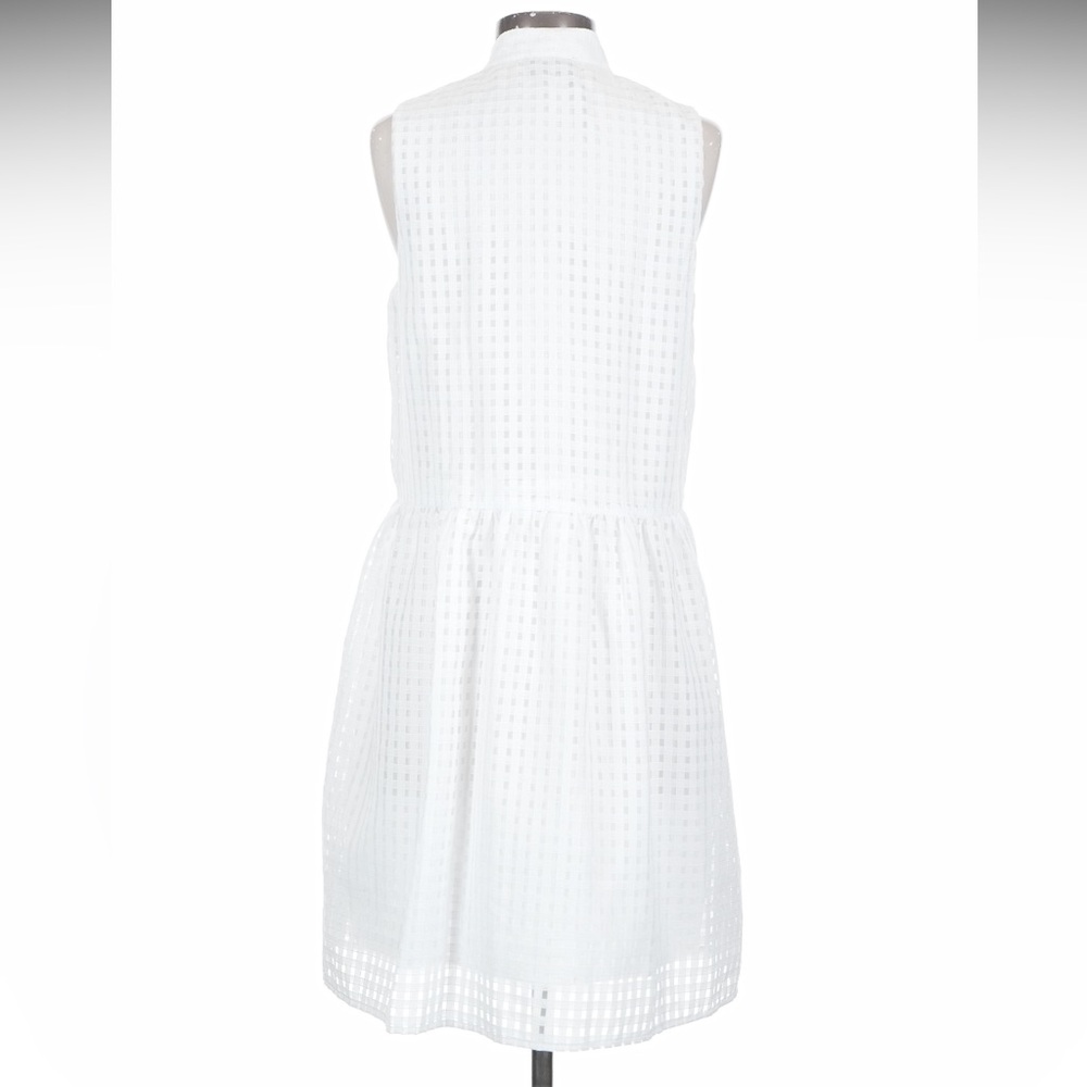 Tuckernuck White Burnout Sleeveless Royal Shirt Dress Size S - Picture 5 of 7
